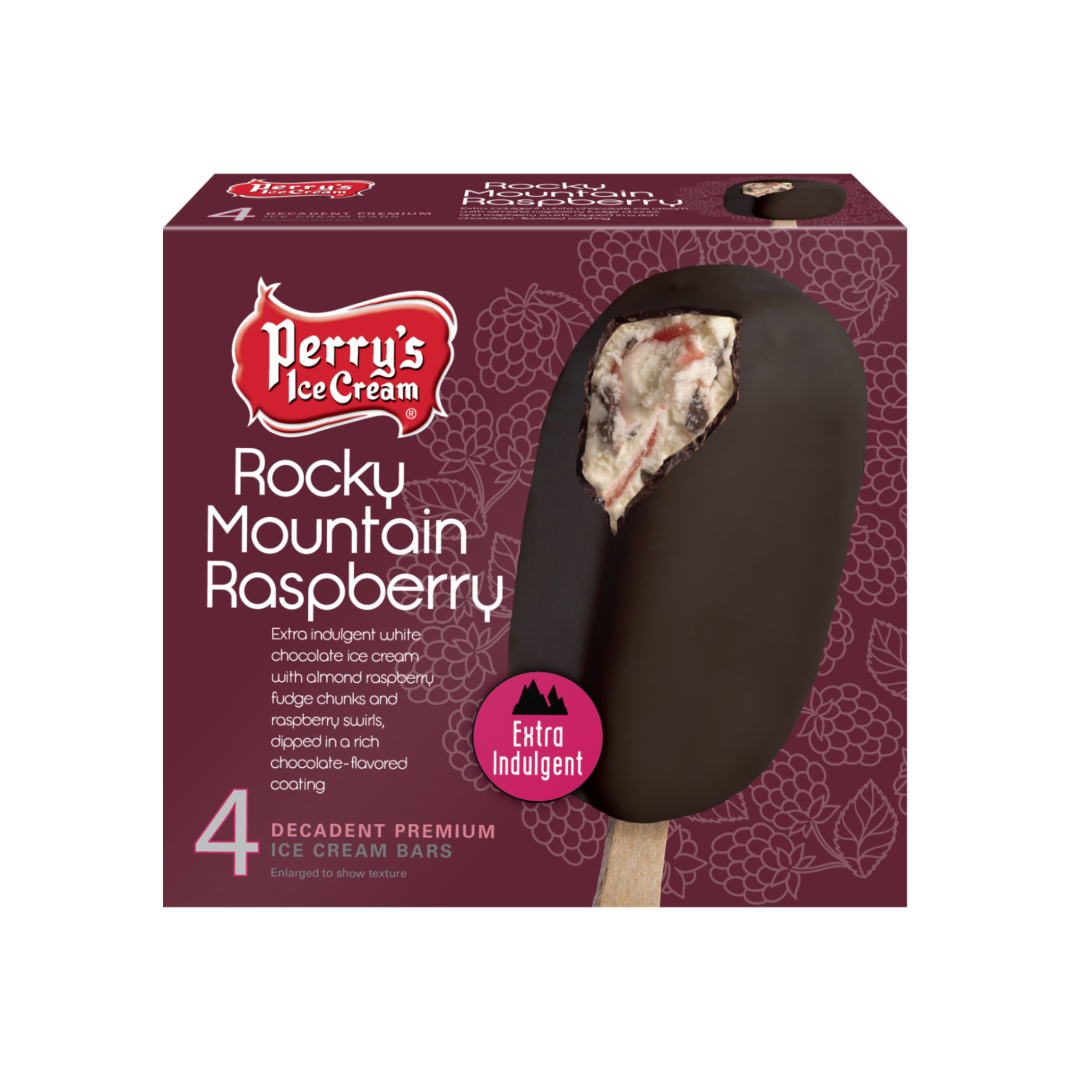 Rocky Mountain Raspberry Extra Indulgent Bars (6 BOXES) | Perry's