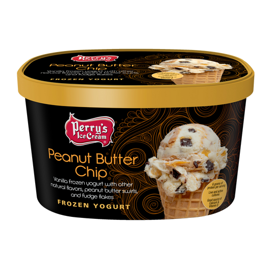 Peanut Butter Chip Frozen Yogurt - (4 PACK) 48oz CARTONS