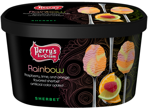 Perry's Ice Cream Rainbow Sherbet