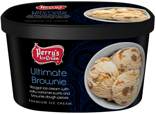 Ultimate Brownie - Official Ice Cream of The Buffalo Bills (4 PACK) 48oz CARTONS