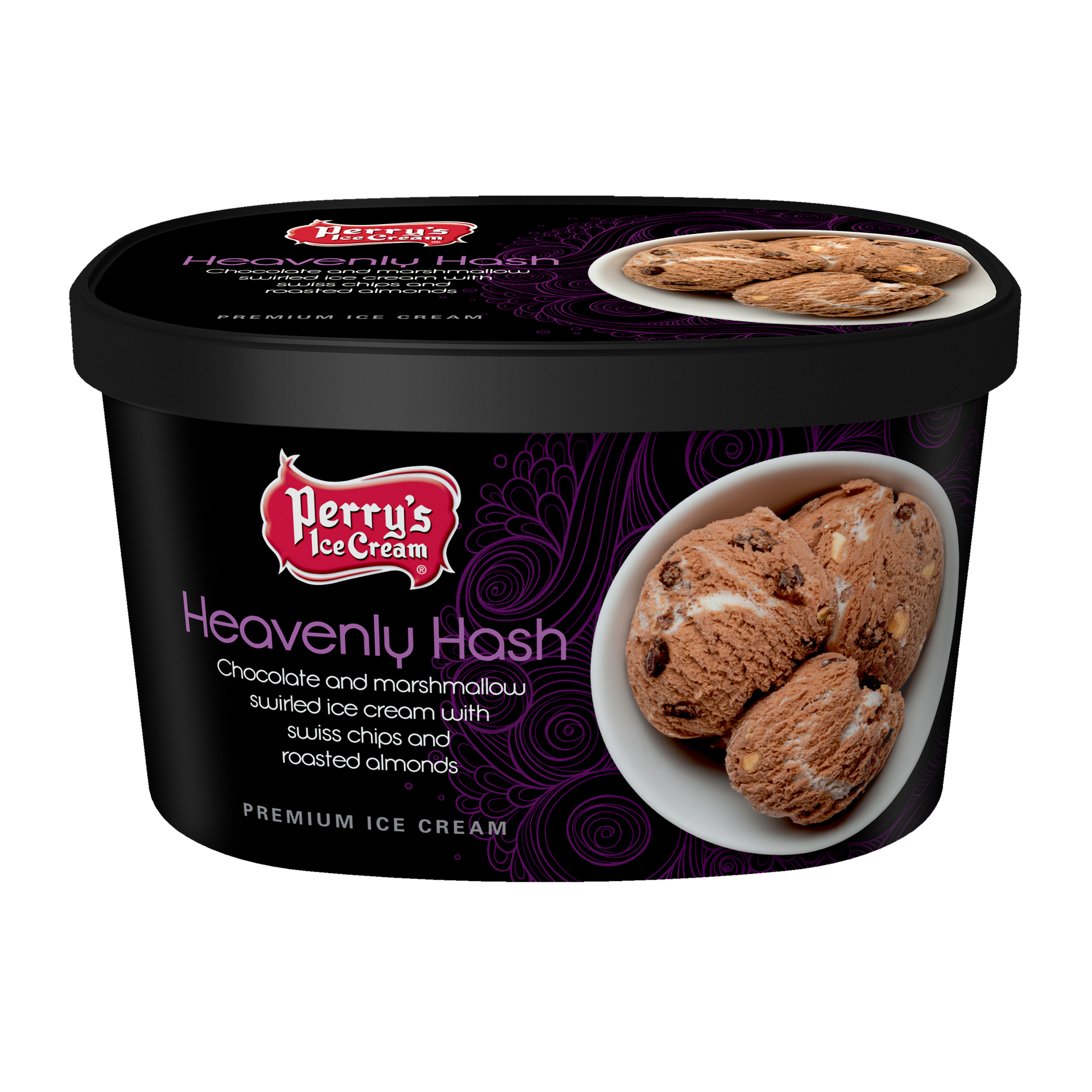 Heavenly Hash - (4 PACK) 48oz CARTONS | Perry's Ice Cream