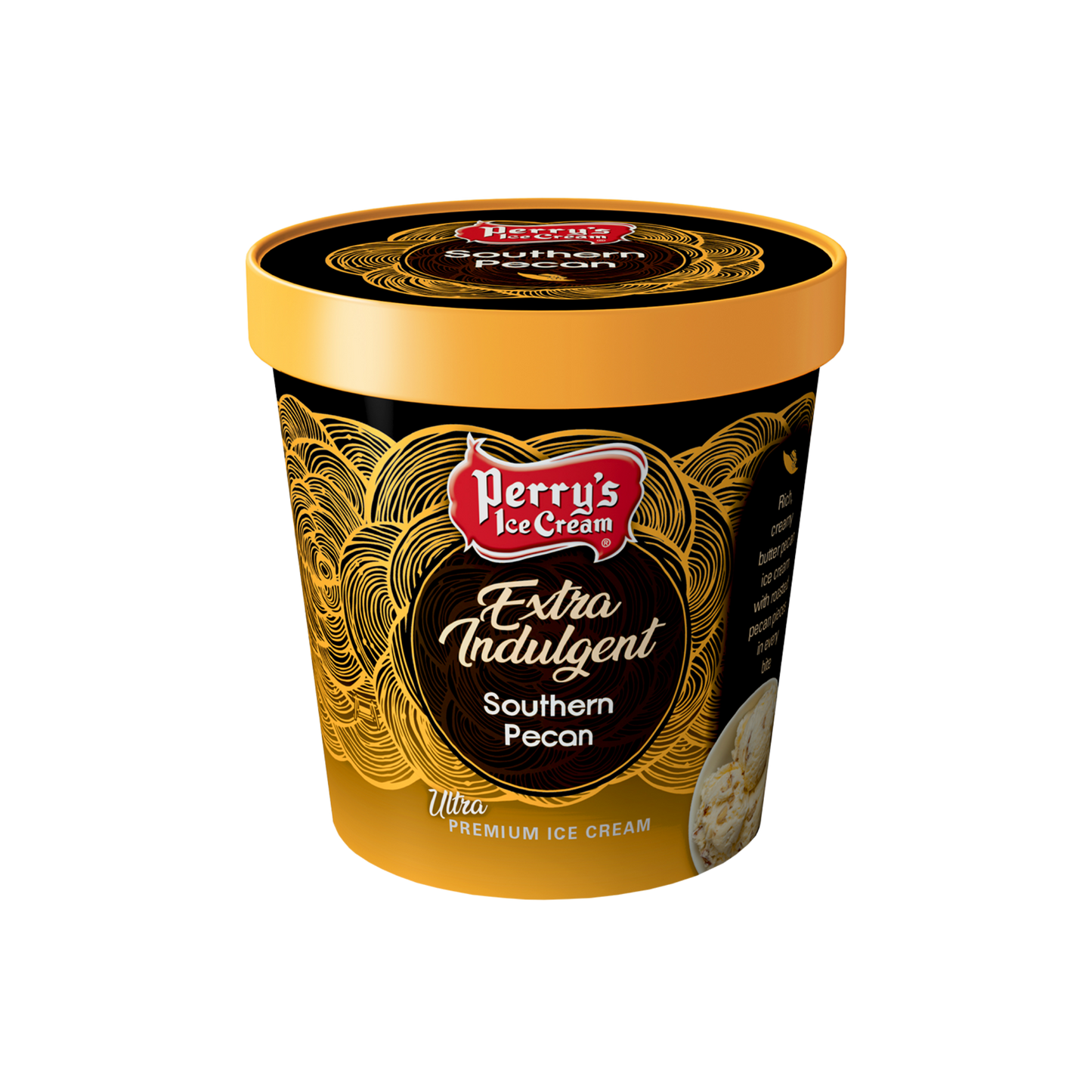 Perry's Southern Pecan Ice Cream - (8 PACK) PINTS