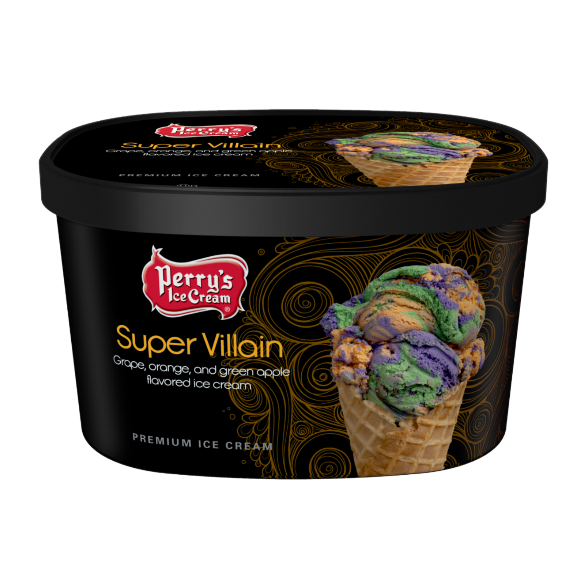 Super Villain Ice Cream (4 PACK) 48oz CARTONS | Perry's Ice Cream