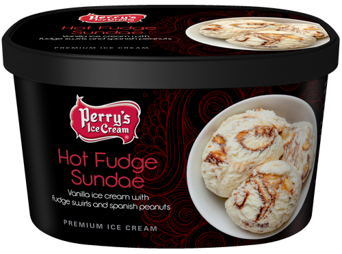 Perry's Ice Cream Hot Fudge Sundae 